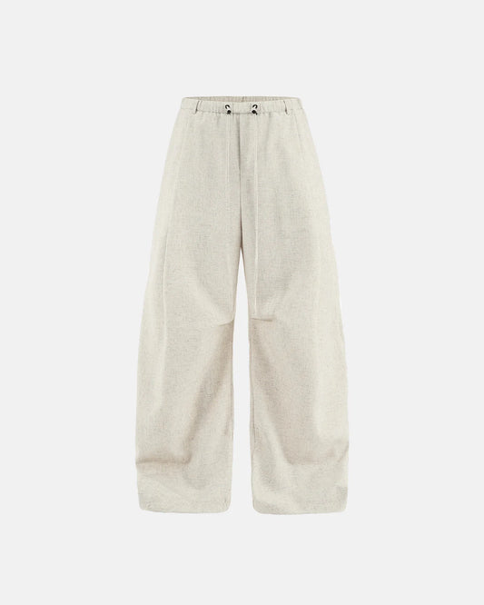 Cotton Linen Wide-leg Pants | LCDEGO Streetwear