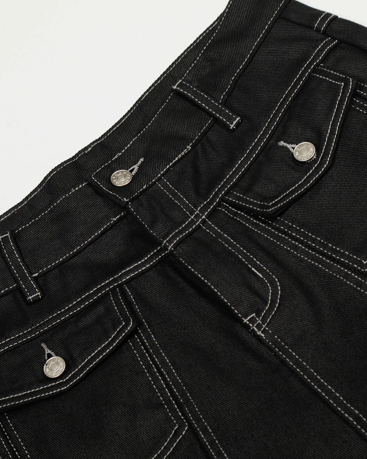 Stitching Deconstructed Barrel Jeans | LCDEGO Streetwear