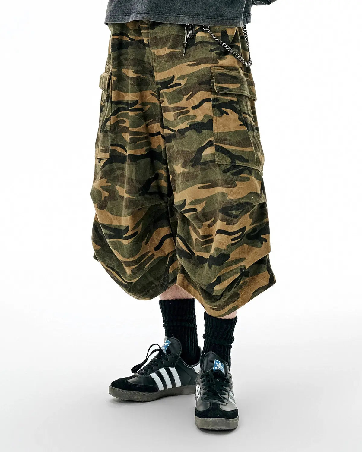 Camo Cargo Baggy Shorts | LCDEGO Streetwear