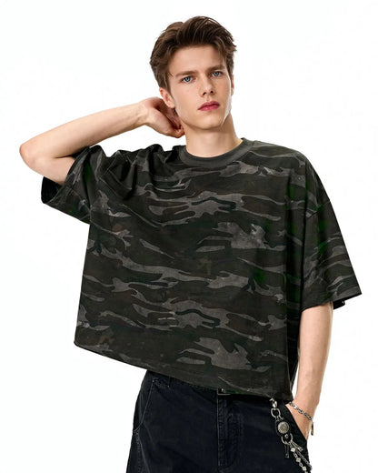 Boxy Camo Tees | LCDEGO Streetwear