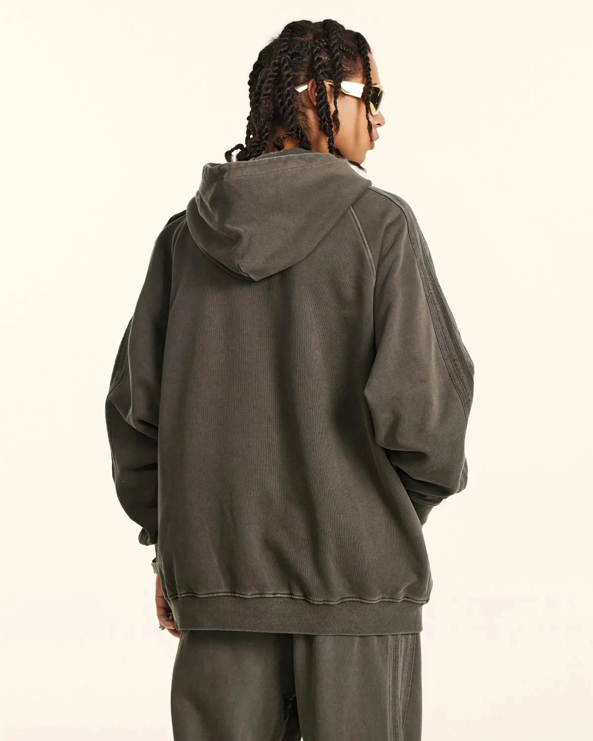 Frayed Seam Acid Wash Hoodies | LCDEGO Streetwear