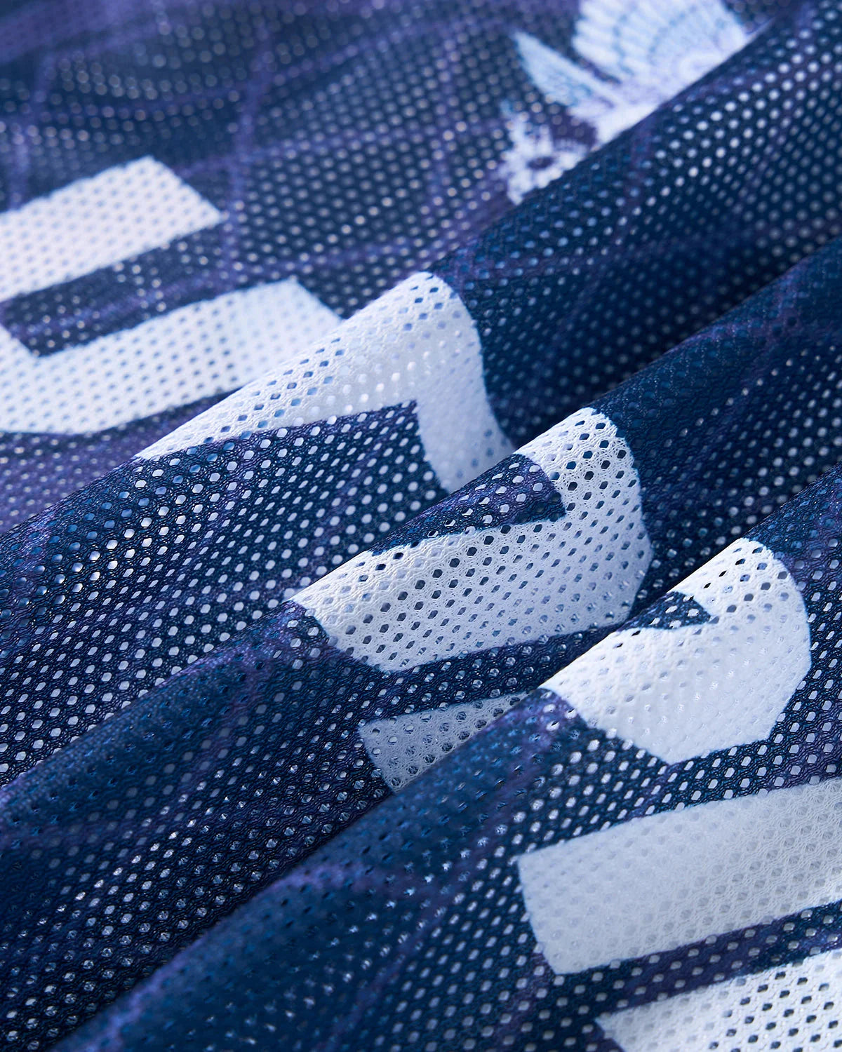 Geometric Pattern Mesh Jersey | LCDEGO Streetwear