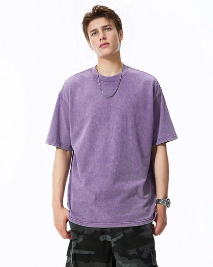 Snow Flakes Wash Tees | LCDEGO Streetwear