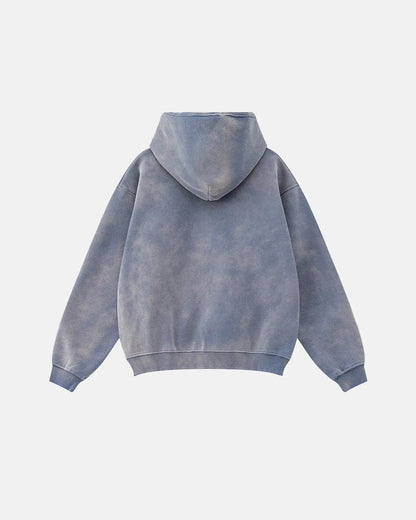 Acid Washed Zip Up Hoodies | LCDEGO Streetwear
