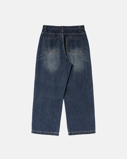 LCDEGO Faded Dirty Baggy Cargo Jeans