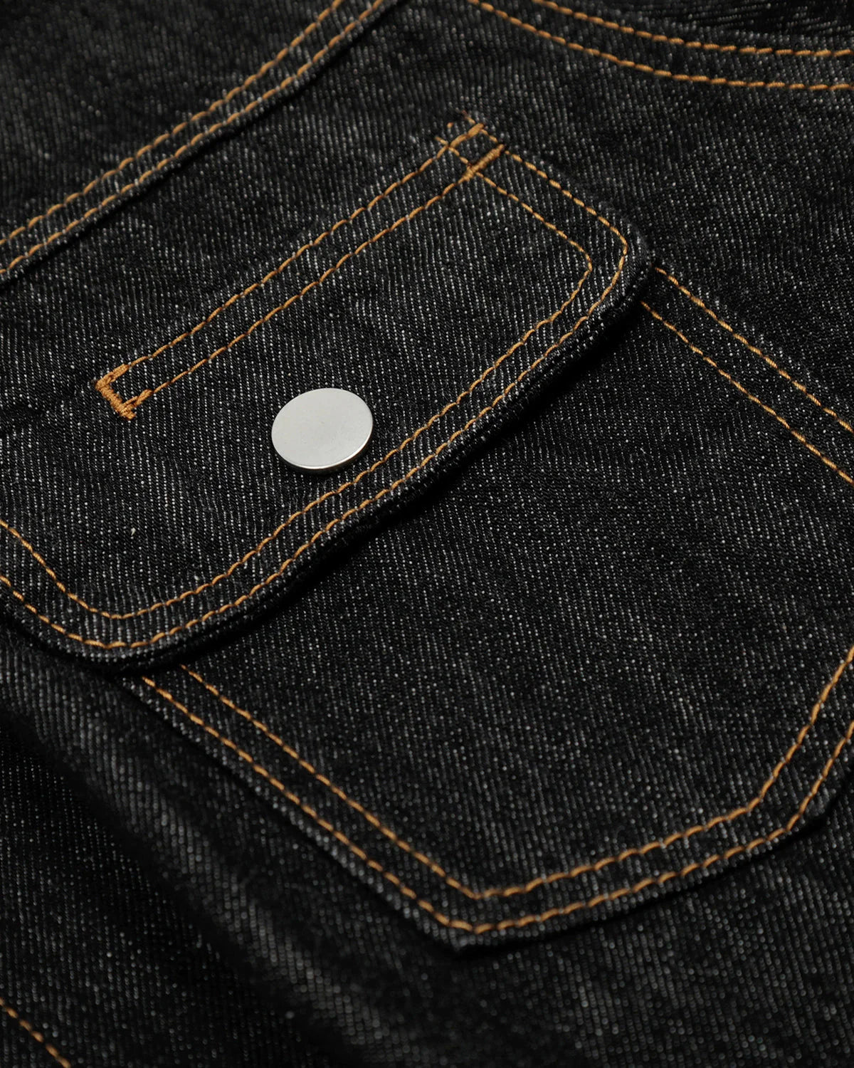 Black Multi Pockets Denim Jacket | LCDEGO Streetwear