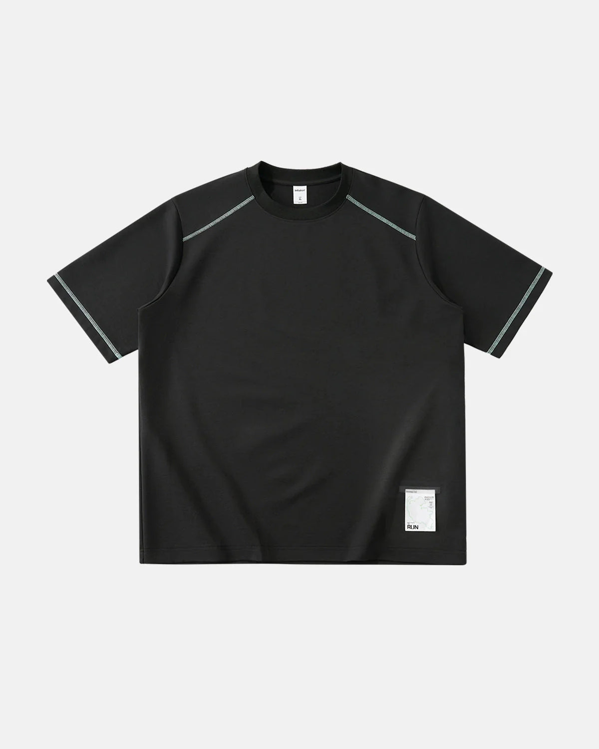 Contrast Stitching Activewear T Shirt | LCDEGO Streetwear