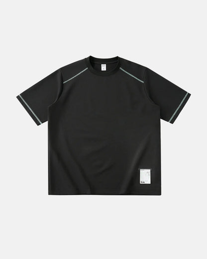 Contrast Stitching Activewear T Shirt | LCDEGO Streetwear