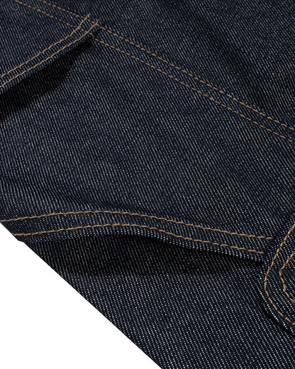 Raw Denim Carpenter Long Jorts | LCDEGO Streetwear