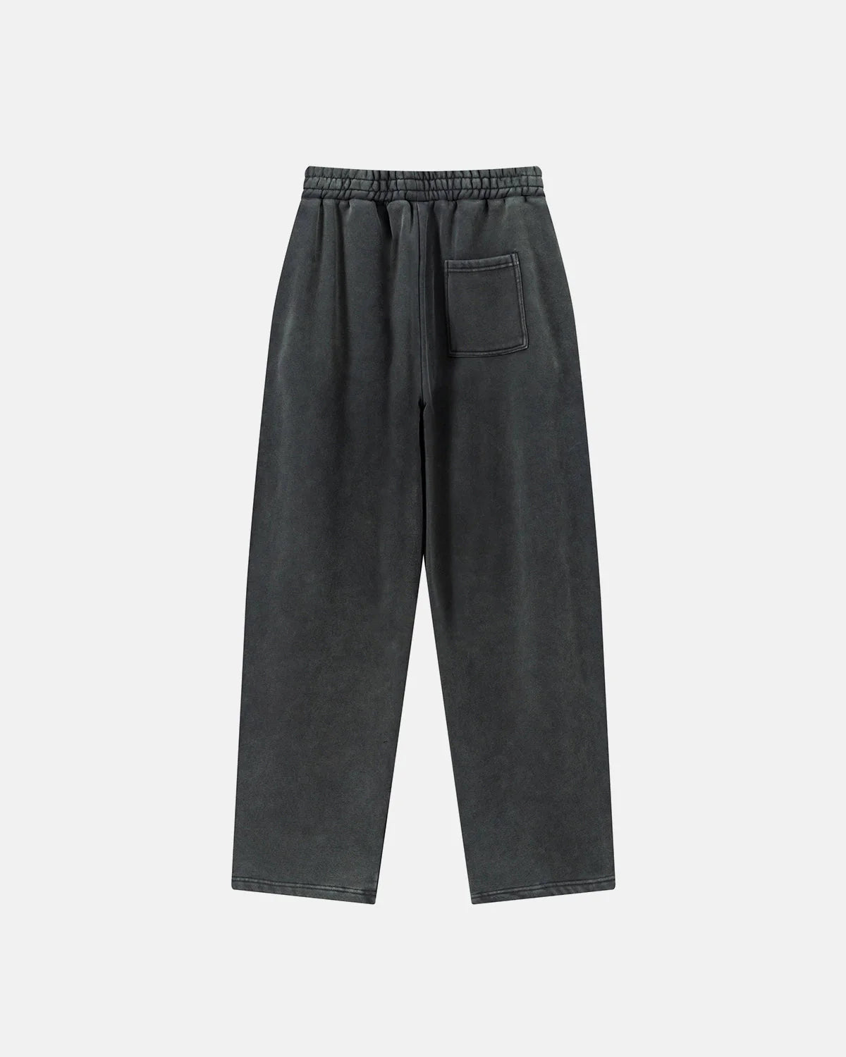 Retro Acid Washed Fleece Straight Leg Joggers | LCDEGO Streetwear
