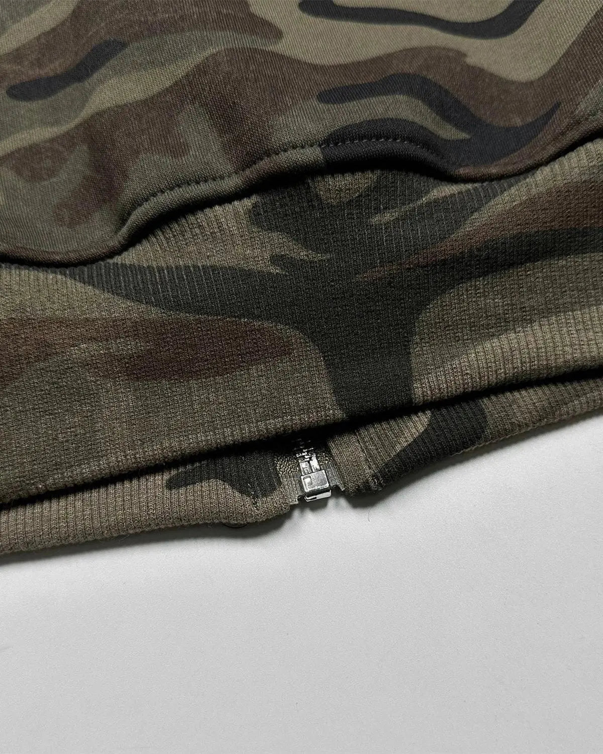 69 Applique Embroidery Camo Zip Up Hoodie | LCDEGO Streetwear