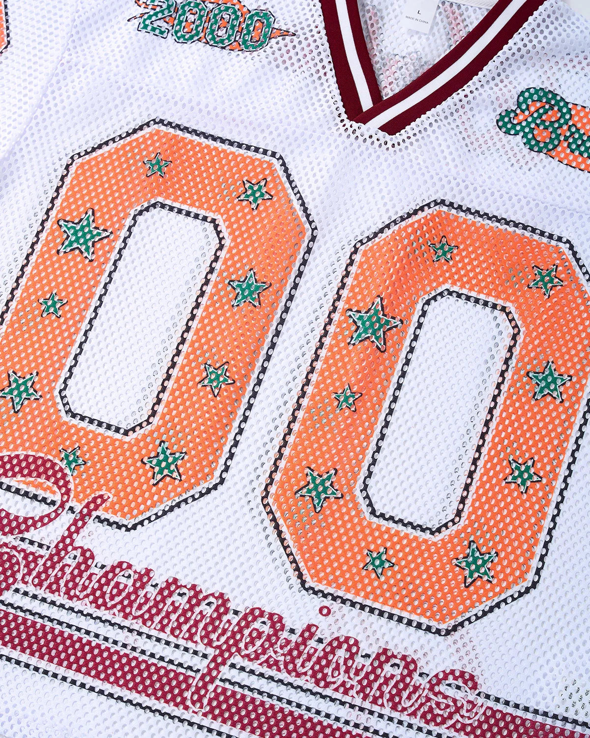 Star Graphic Mesh Football Jersey | LCDEGO Streetwear