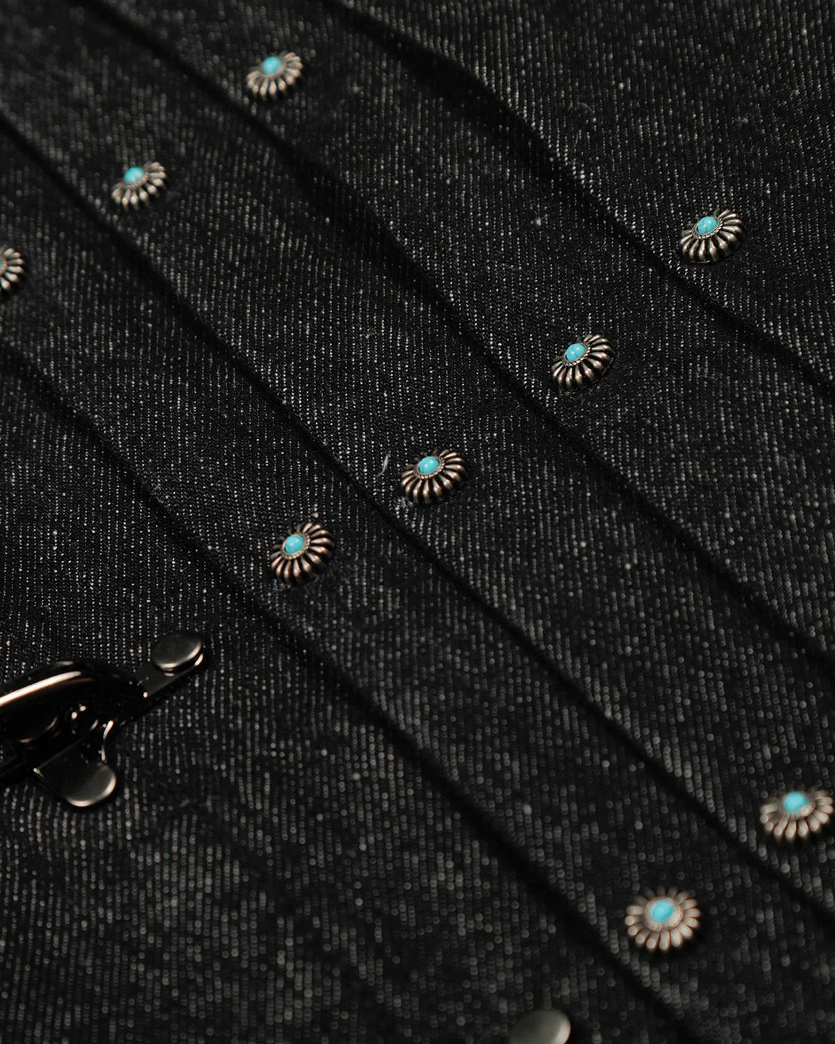 Raw Clasp Denim Jacket | LCDEGO Streetwear