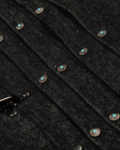 Raw Clasp Denim Jacket | LCDEGO Streetwear
