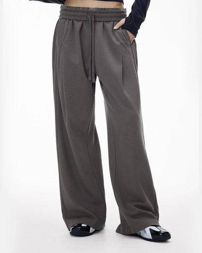 Deconstructed Wide Leg Sweatpants | LCDEGO Streetwear