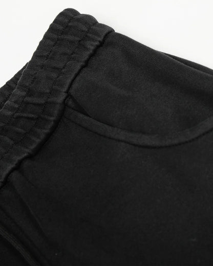 Washed Distressed Barrel Sweatpants | LCDEGO Streetwear