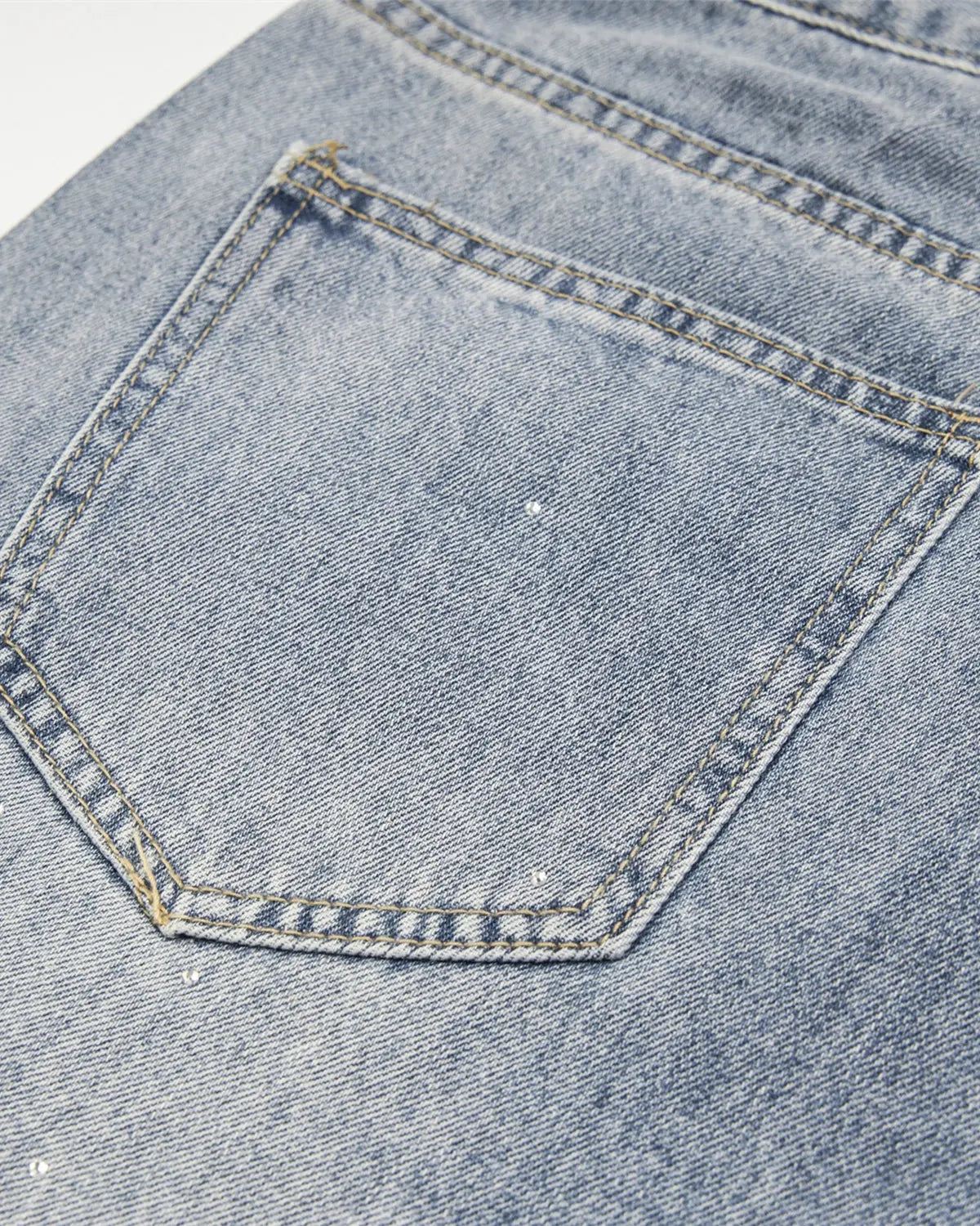 Studded Rhinestone Baggy Jeans | LCDEGO Streetwear