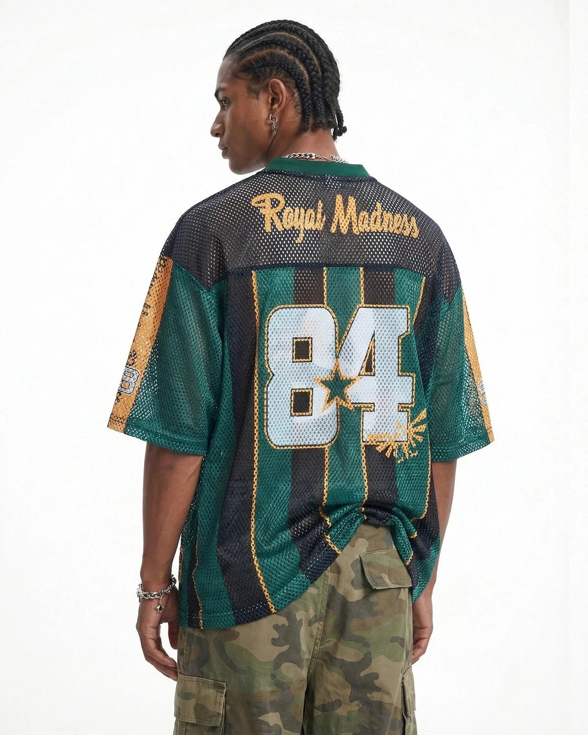 Vintage Striped Mesh Jersey | LCDEGO Streetwear