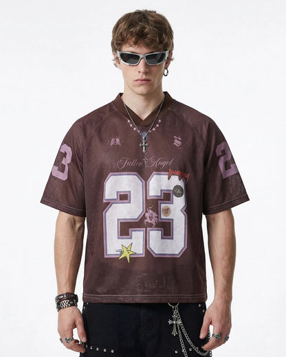 Number 23 Pink Mesh Jersey | LCDEGO Streetwear