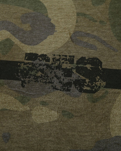Lace Patchwork Camo Raglan Tees | LCDEGO Streetwear
