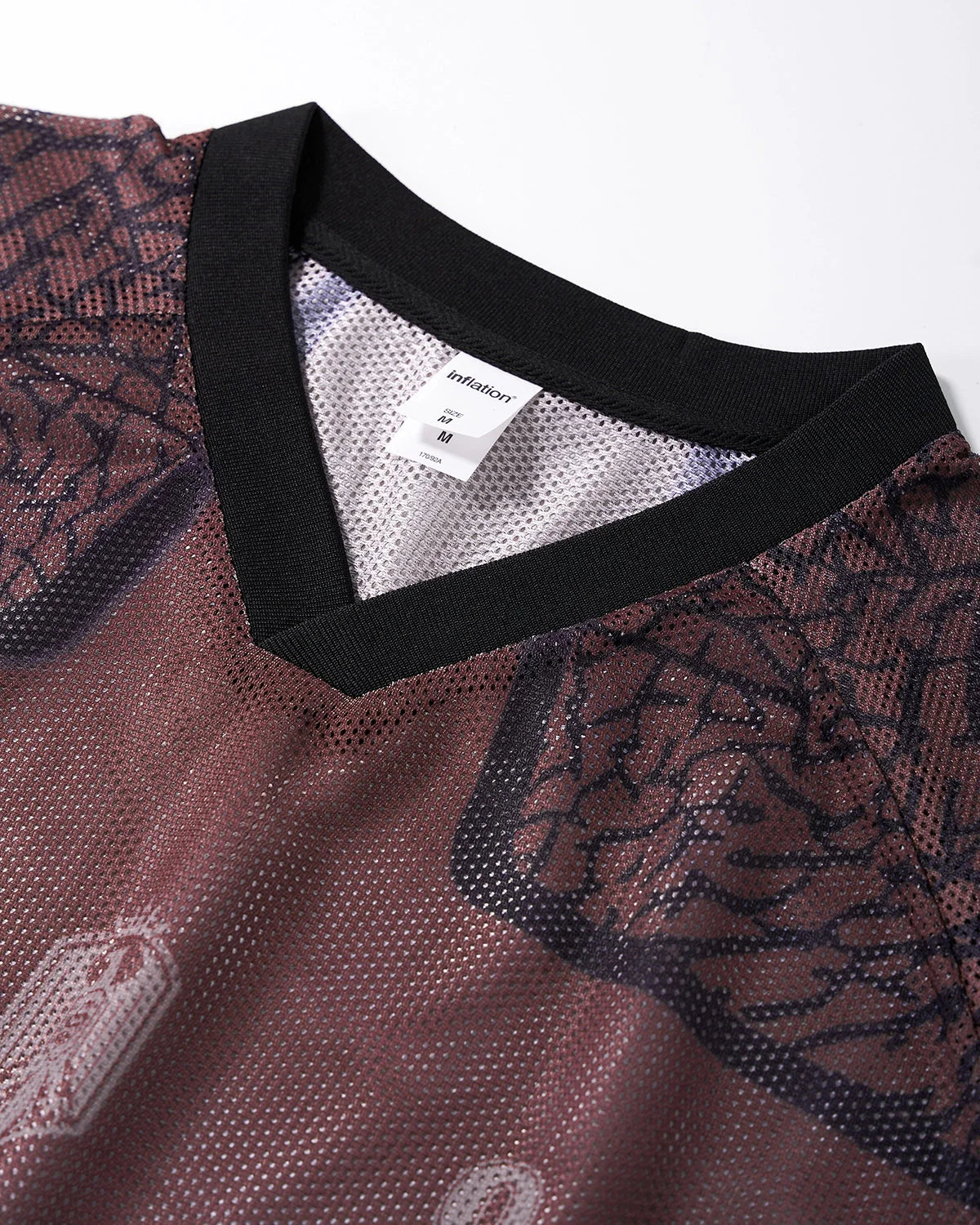 Tribal Pattern Mesh Jersey | LCDEGO Streetwear