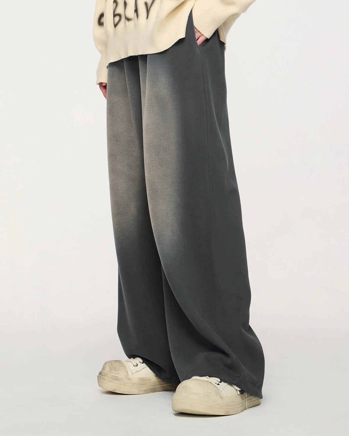 Monkey Washed Straight-leg Sweatpant | LCDEGO Streetwear