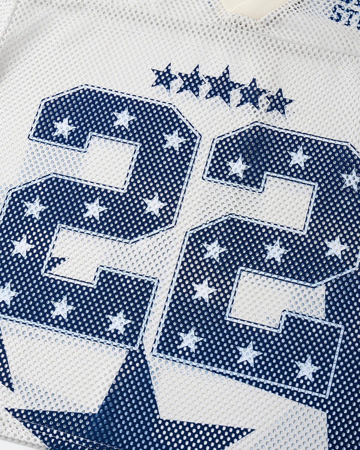 Star Graphic Oversized Mesh Jersey | LCDEGO Streetwear