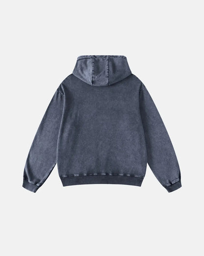 Acid Washed French Terry Hoodies | LCDEGO Streetwear