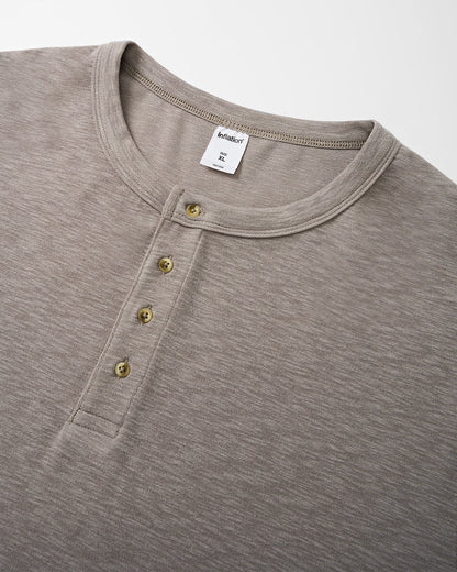 Blank Henley Neck Casual T-Shirt | LCDEGO Streetwear