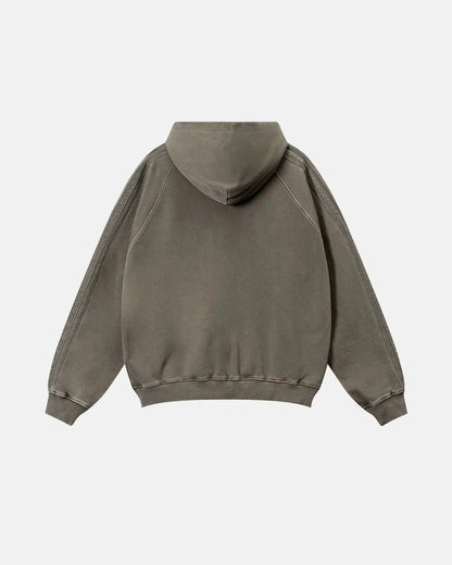 Frayed Seam Acid Wash Hoodies | LCDEGO Streetwear