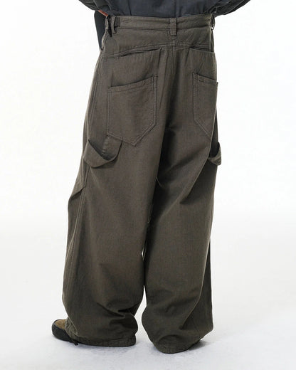 100% Cotton Khaki Casual Pants | LCDEGO Streetwear