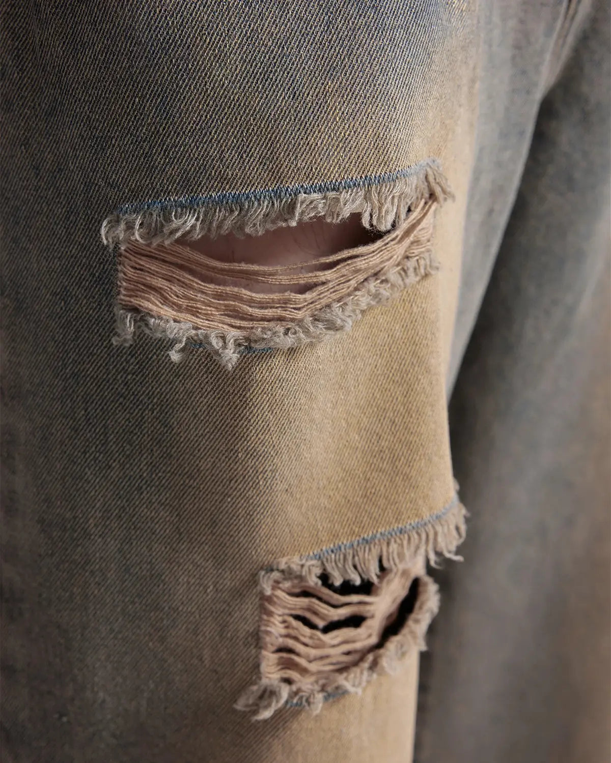 90s Grunge Revival Denim Jeans | LCDEGO Streetwear