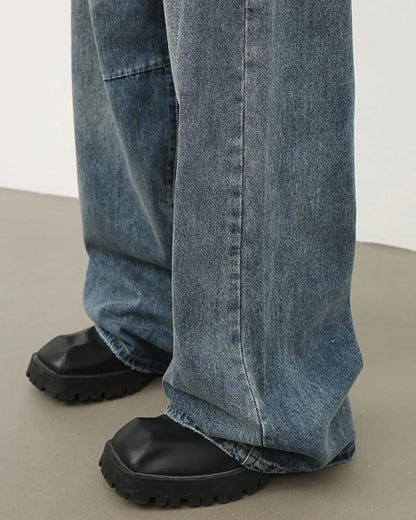 LCDEGO Ripped Washed Denim Jeans