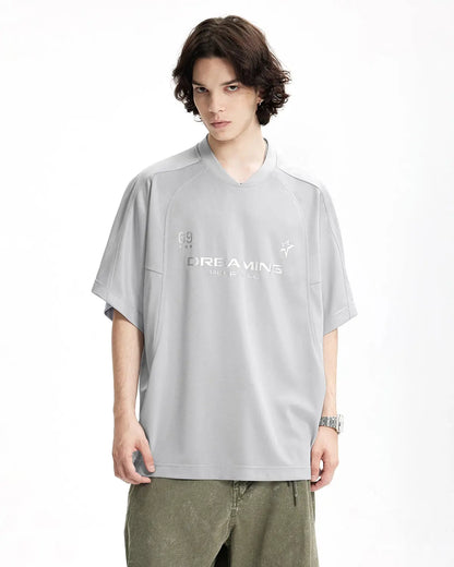 Sportswear Foil Print Jersey | LCDEGO Streetwear