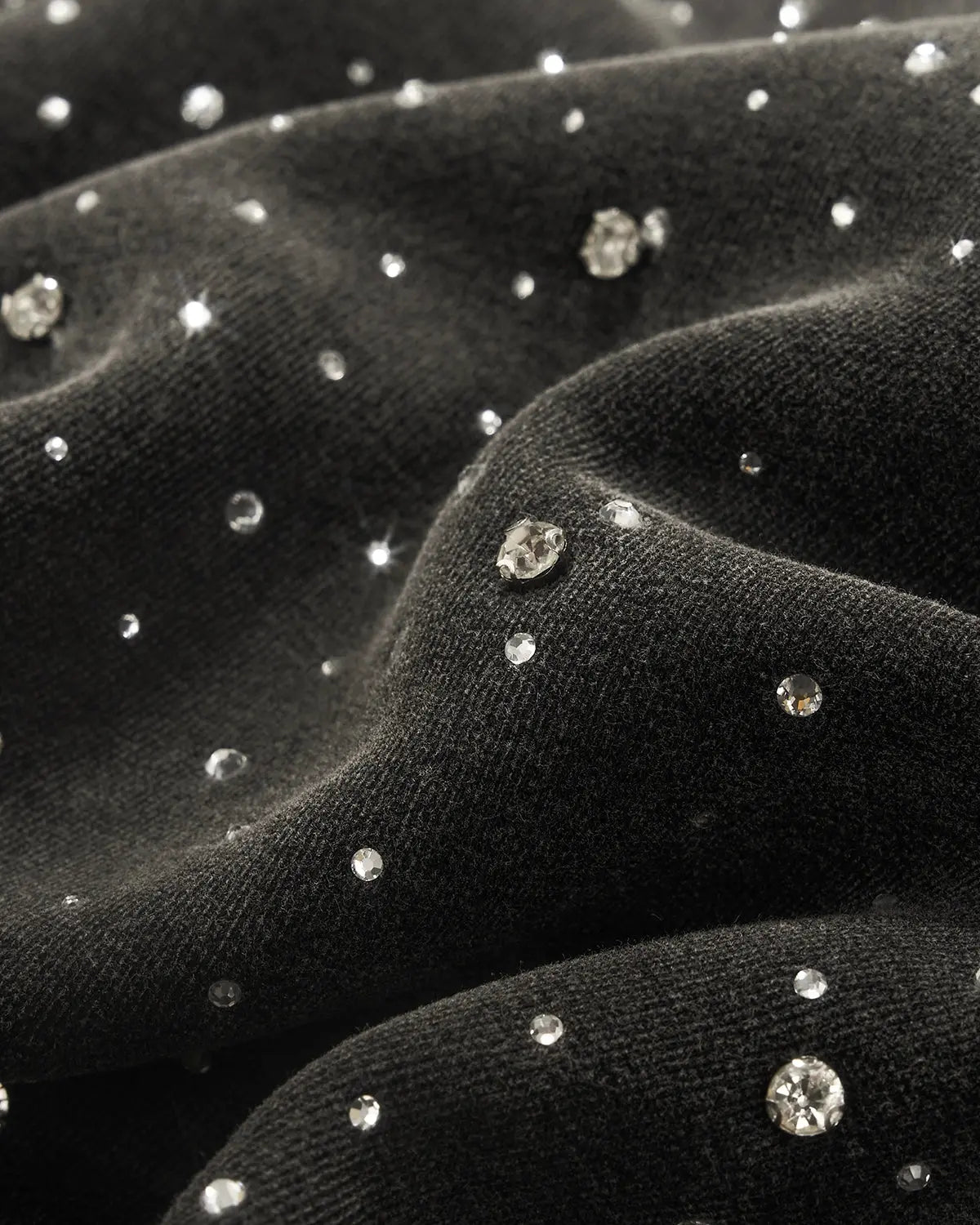 Distressed Washed Fleece Rhinestone Zip Up Hoodies | LCDEGO Streetwear