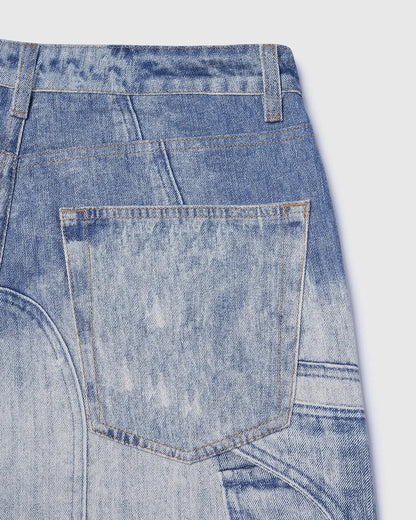Digital Printing Denim Pants | LCDEGO Streetwear