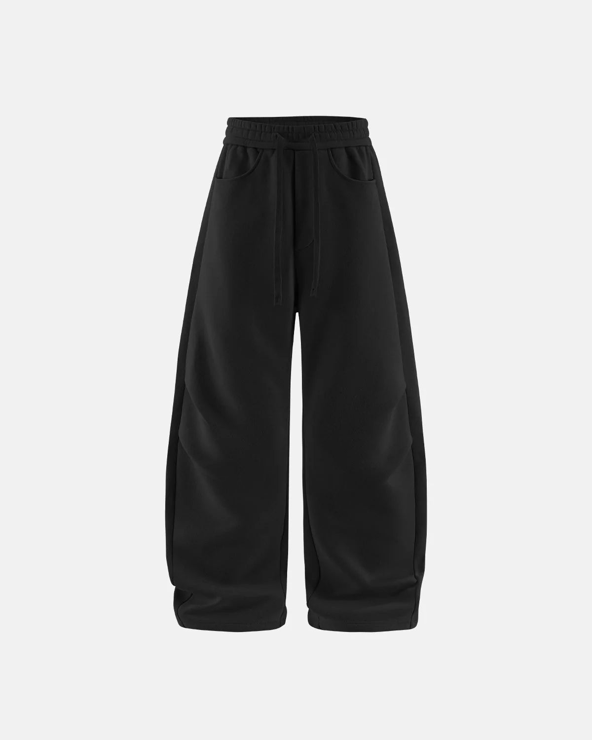 Solid Color Fleece Barrel Sweatpant | LCDEGO Streetwear