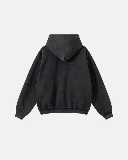 Monkey Wash Ripped Zip Up Hoodies | LCDEGO Streetwear