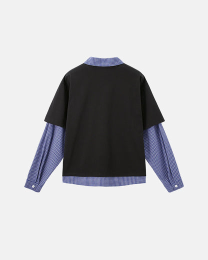 Plaid Patchwork Preppy Tees | LCDEGO Streetwear