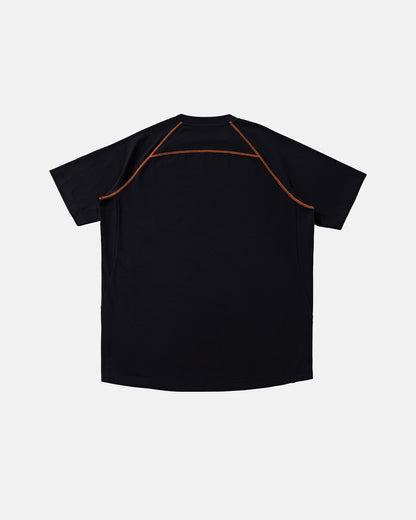 Contrast Color Stiching Stretch T-shirt | LCDEGO Streetwear