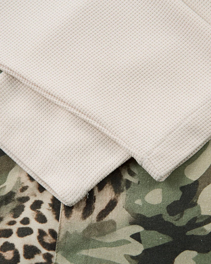 Camo Patchwork Double-Layer Shirt | LCDEGO Streetwear