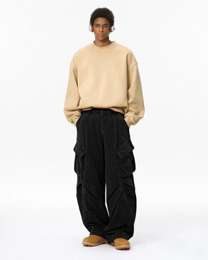 Baggy Cargo Pants with Multiple Pockets | LCDEGO Streetwear