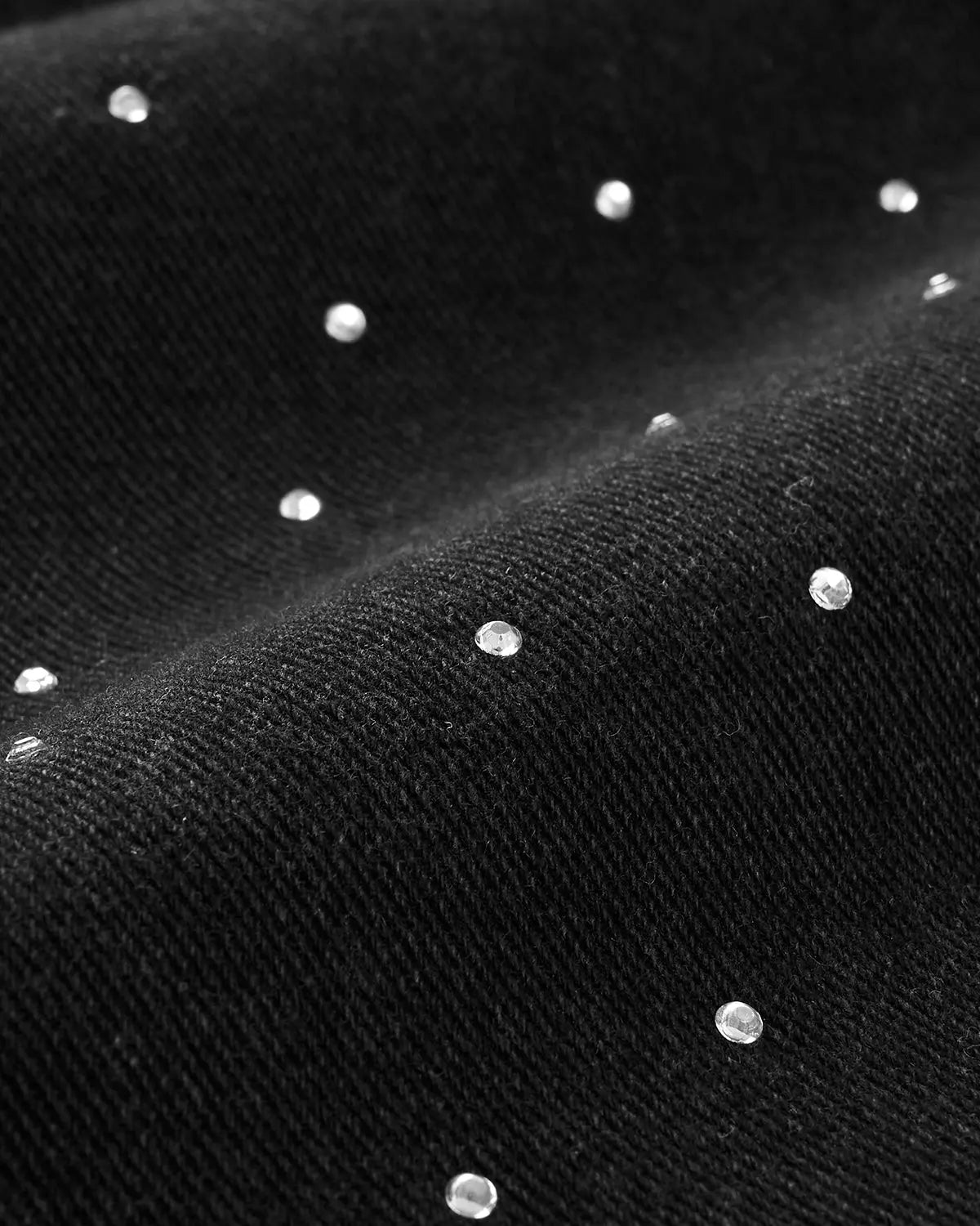 Rhinestone Straight Leg Jorts | LCDEGO Streetwear