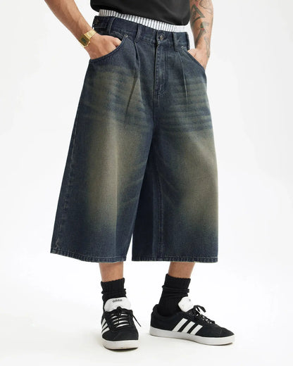 Double Waist Baggy Jorts | LCDEGO Streetwear