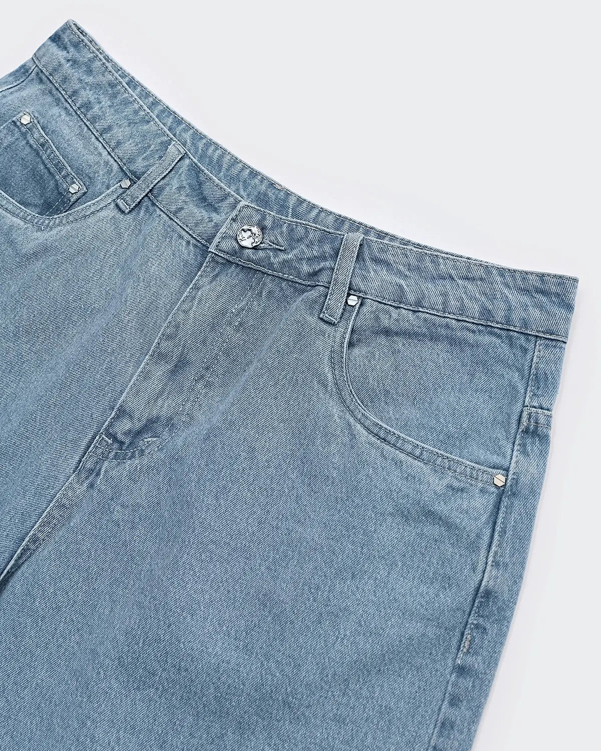 LCDEGO Vintage Straight Washed Jorts
