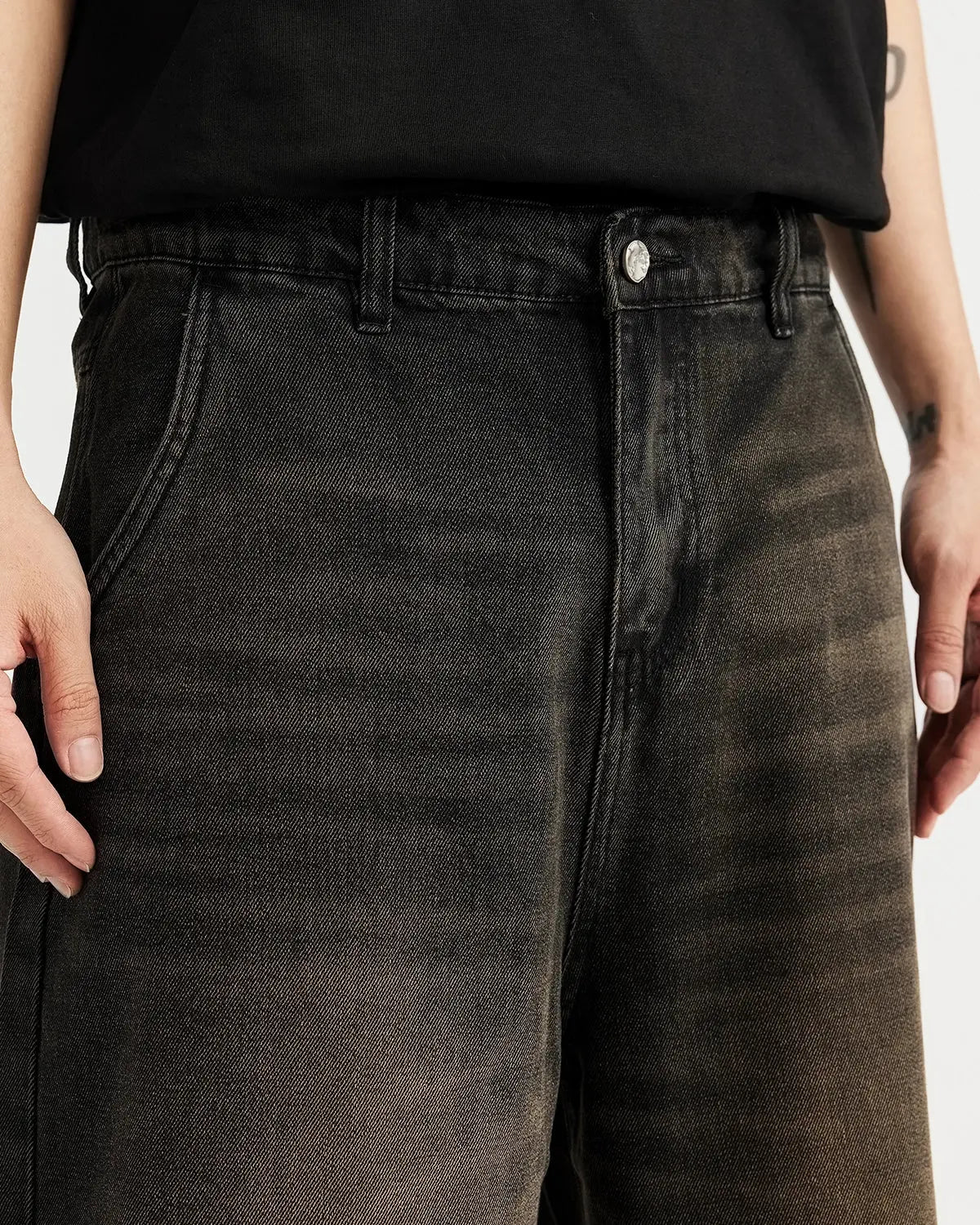 Retro Washed Jorts | LCDEGO Streetwear
