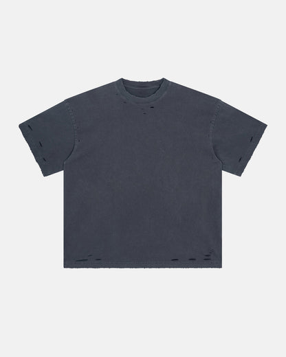 distressed ripped basic t shirt multiple colors