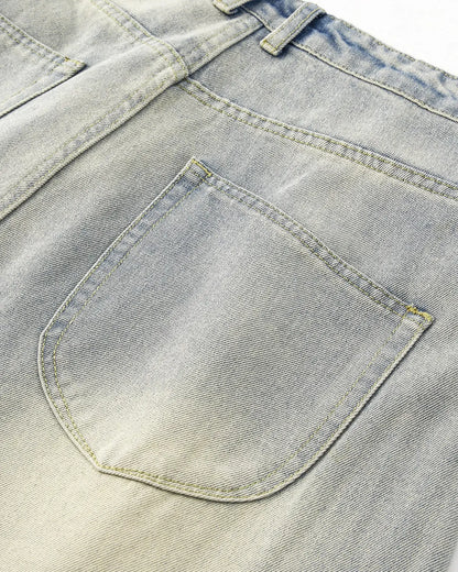 Acid Washed Super Baggy Jeans | LCDEGO Streetwear