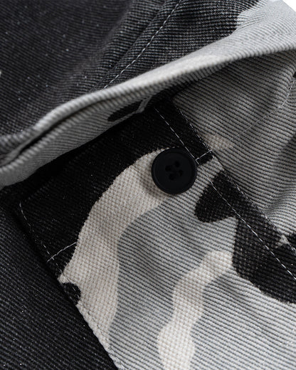 Glitter Camo Cargo Longline Shorts | LCDEGO Streetwear