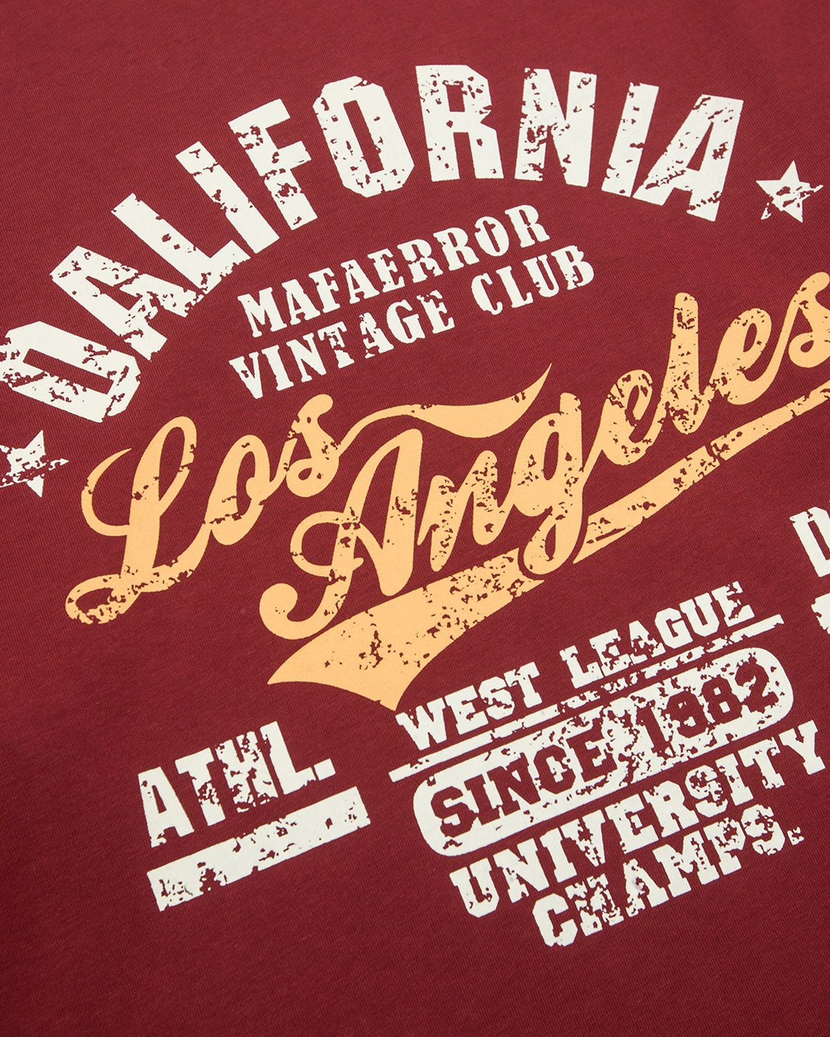 Retro Letter Print Layered Stripe T-Shirt | LCDEGO Streetwear